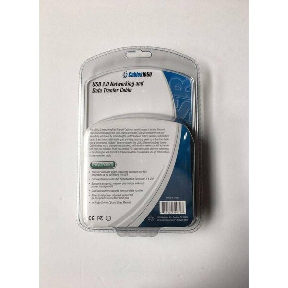 USB 2.0 Network And Data Transfer Cable - Picture 3 of 3